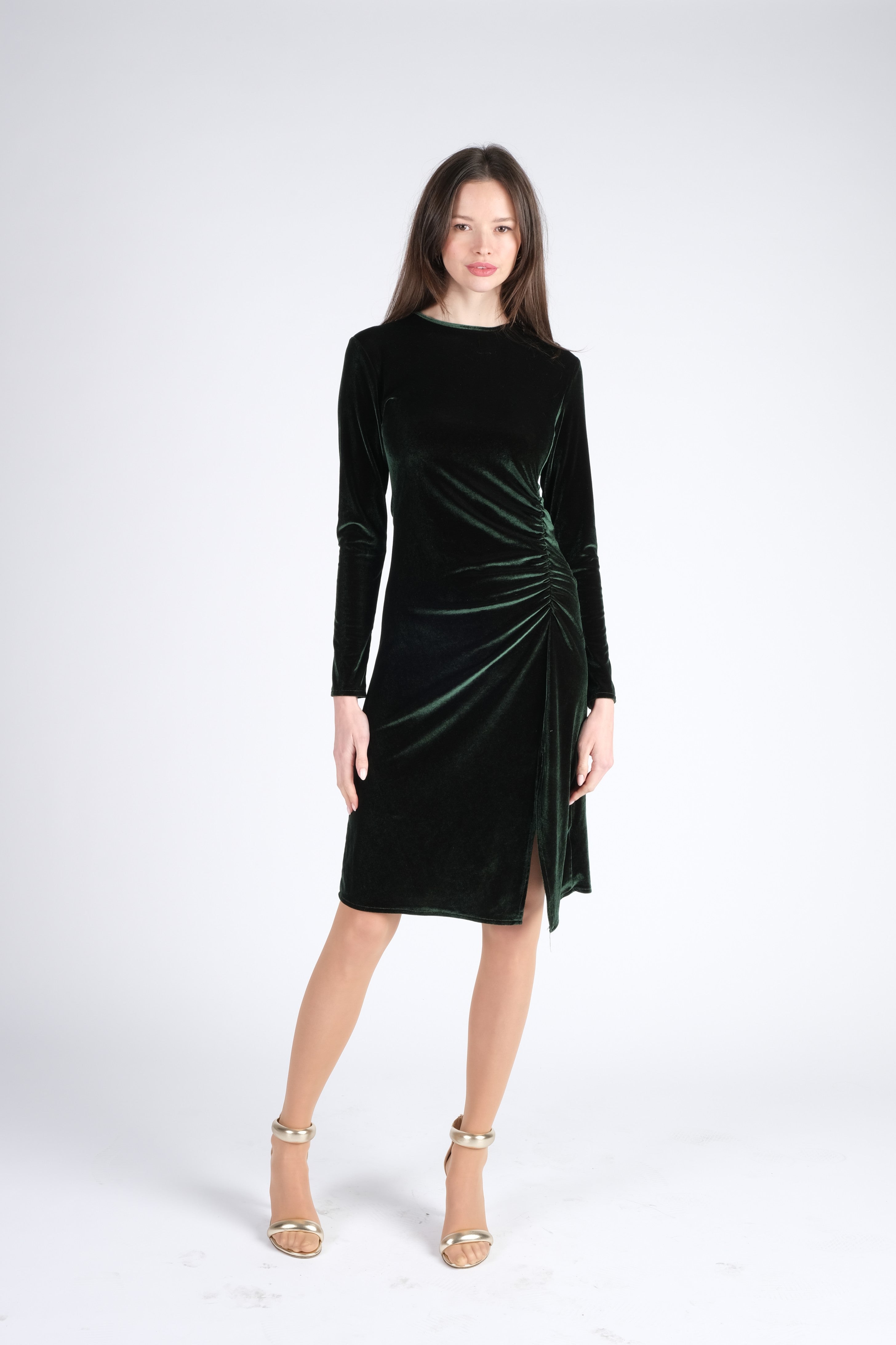 Midi Velvet Dress Midi Velvet Dress