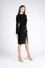 Midi Velvet Dress