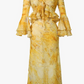 2-piece maxi chiffon dress