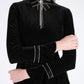 Black Velvet Maxi Dress